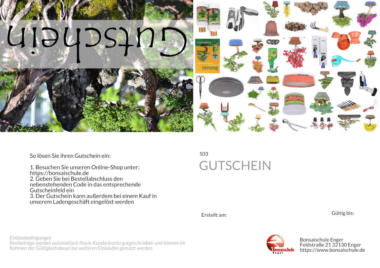 Geschenkgutschein Motiv C